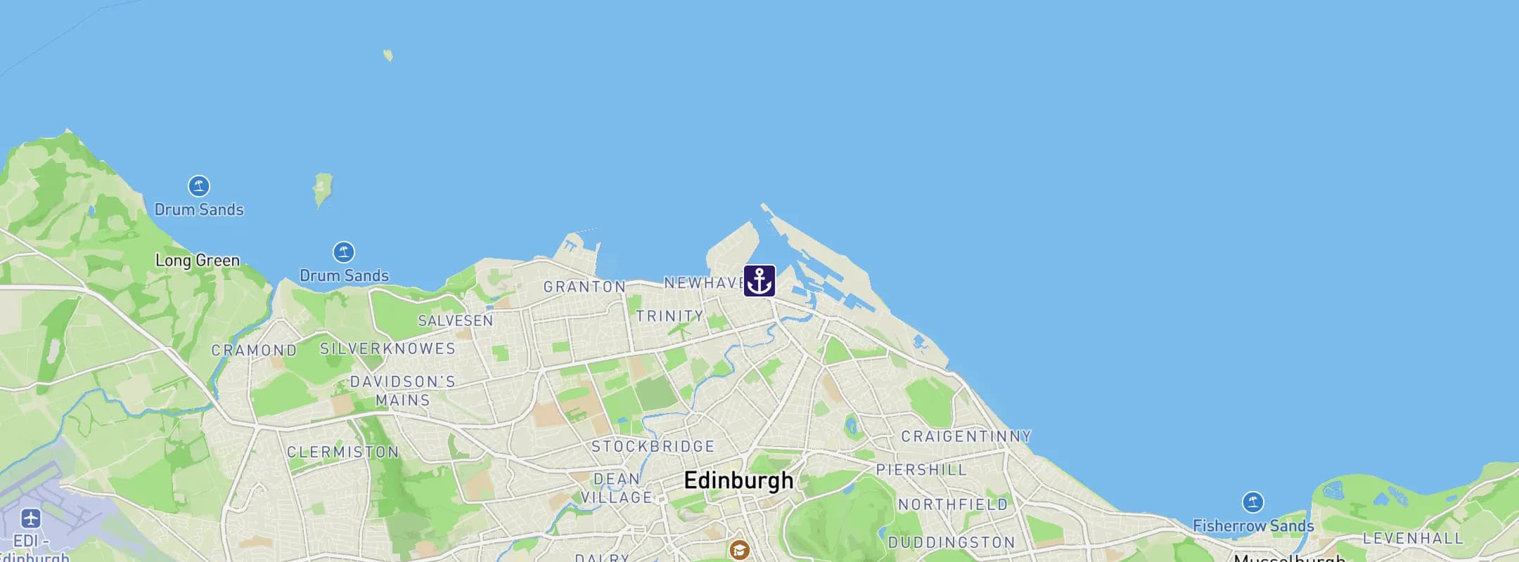 Map of Leith-Edinburgh