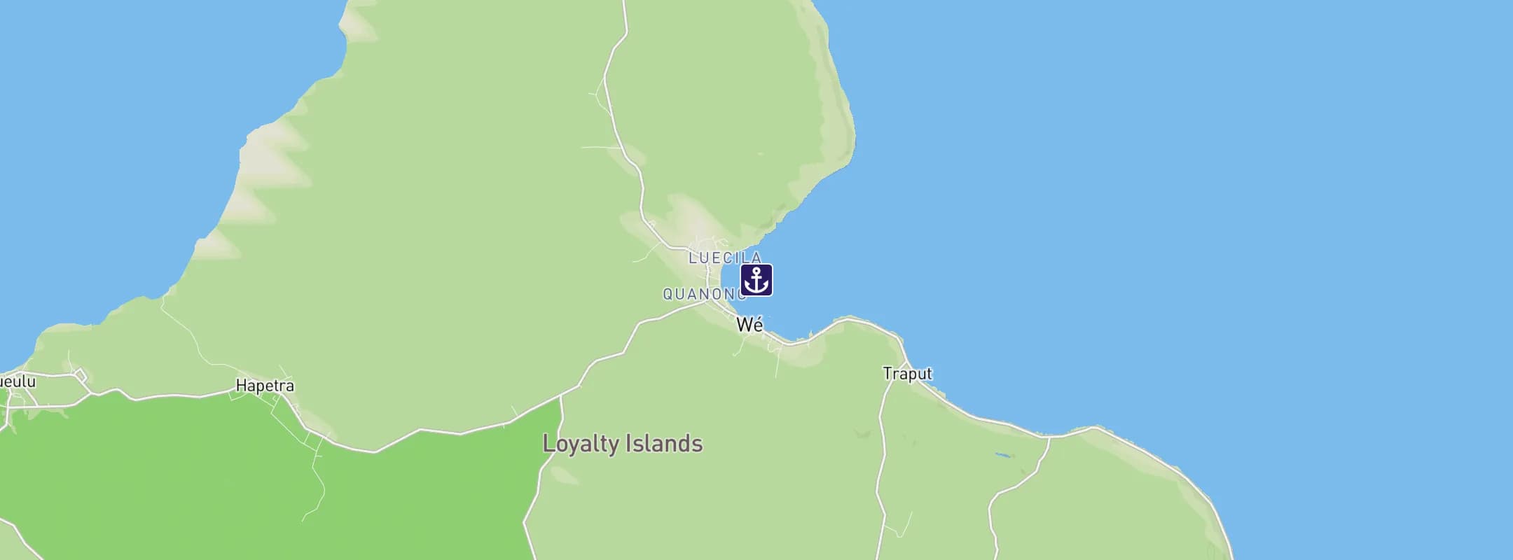Lifou Island cruise port