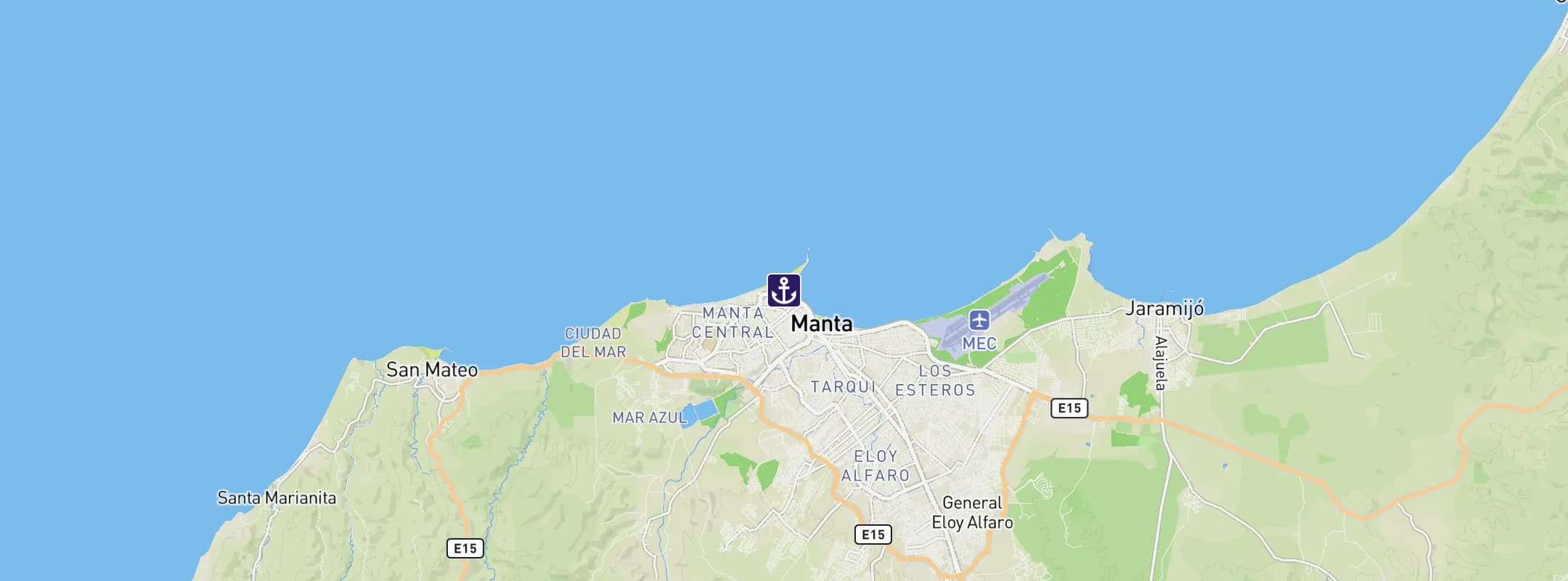 Map of Manta
