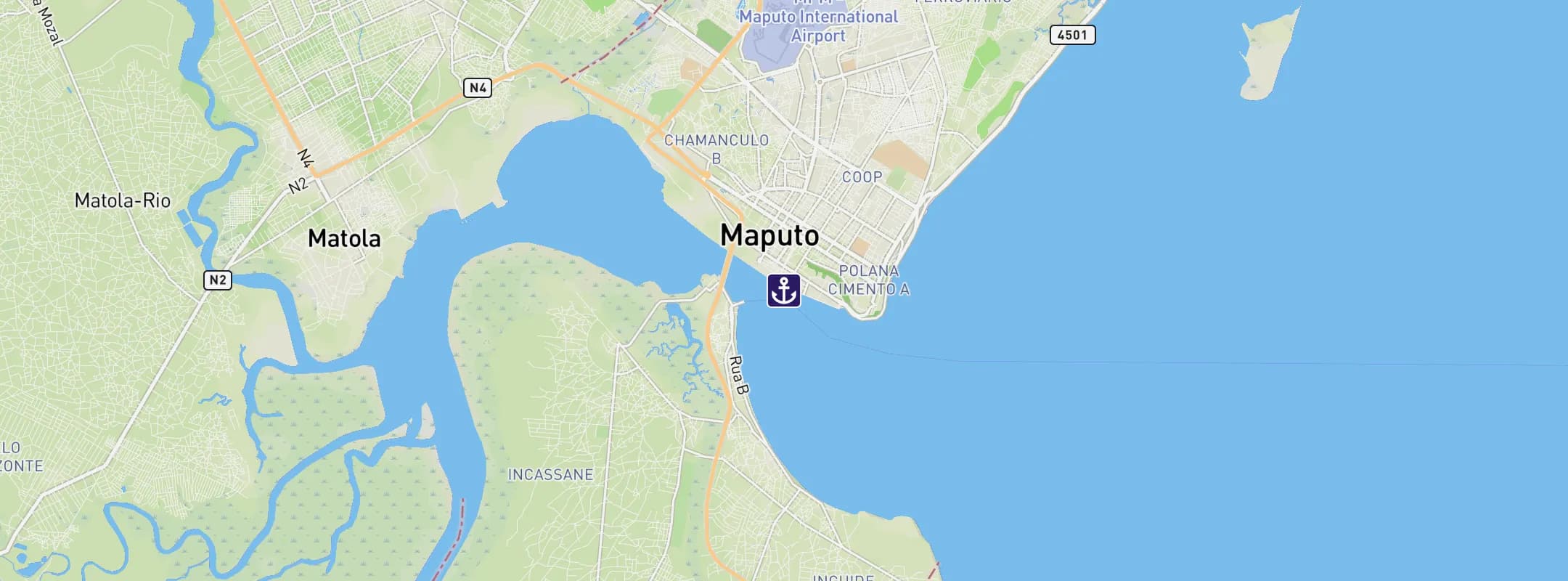 Map of Maputo