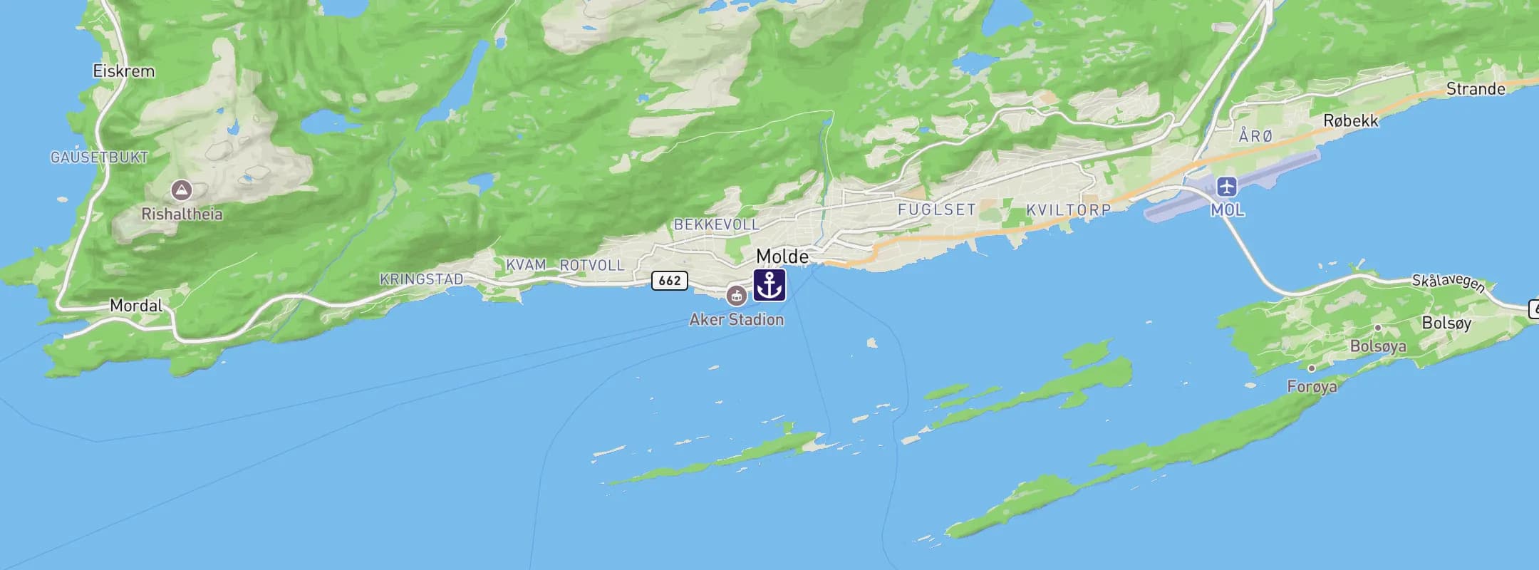 Map of Molde