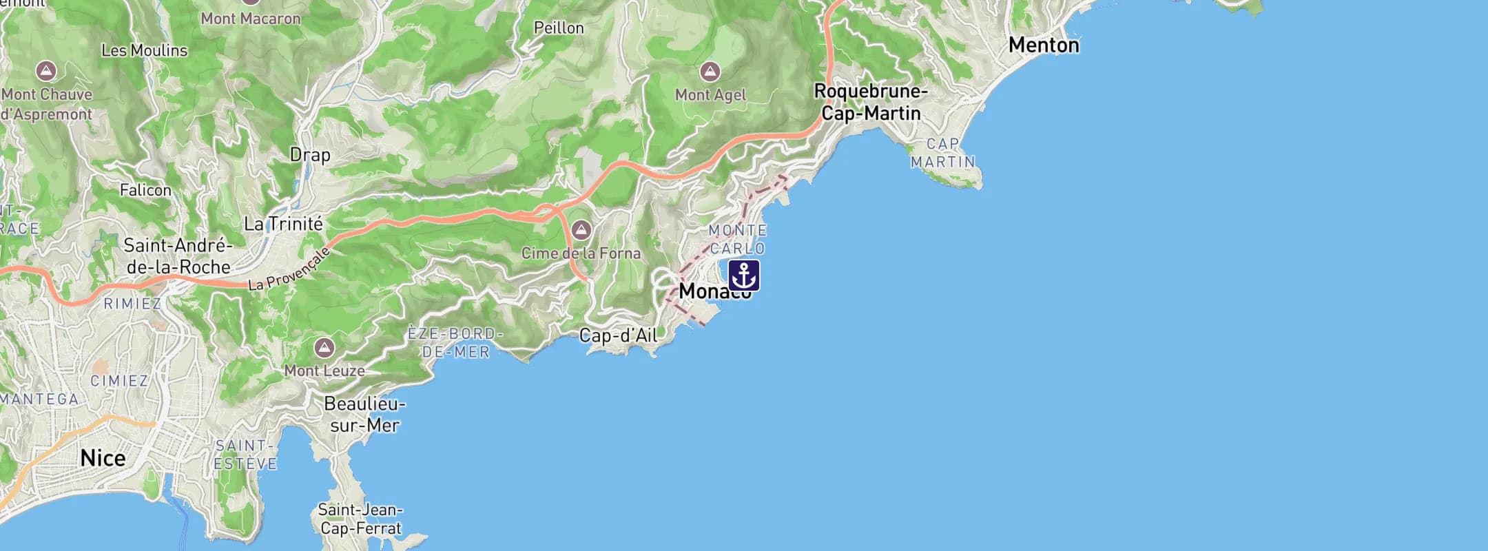 Map of Monte Carlo