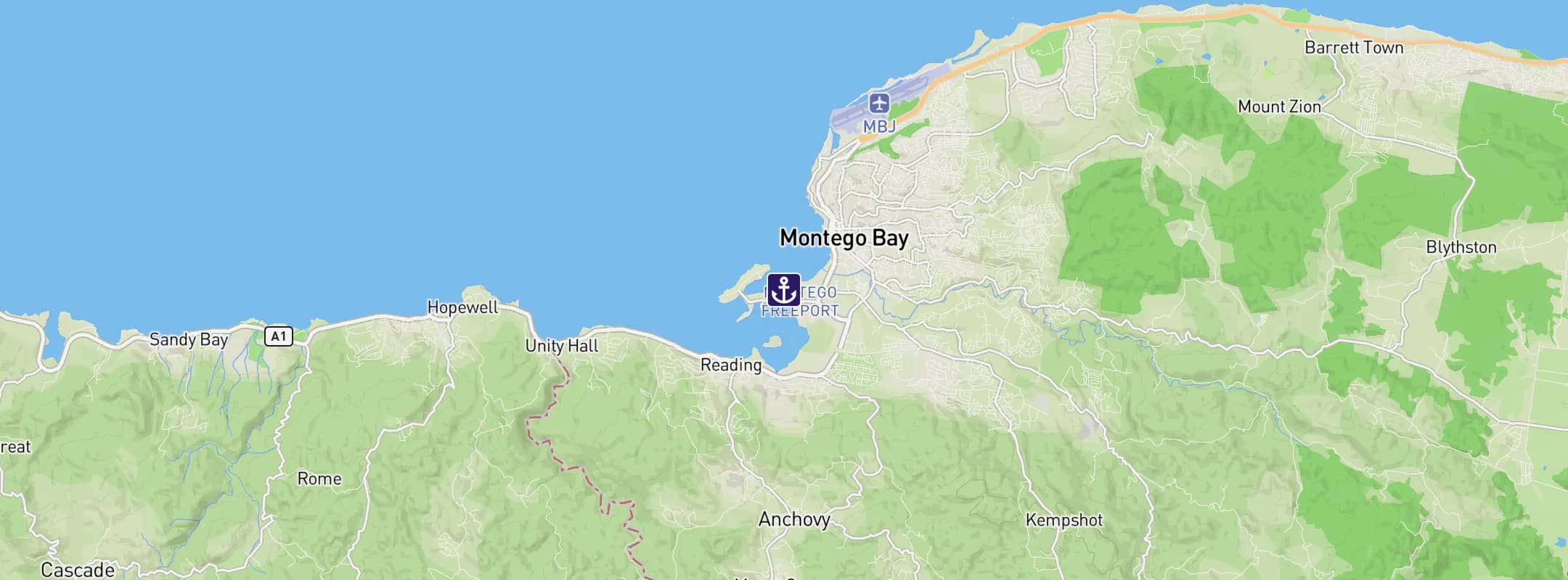 Map of Montego Bay