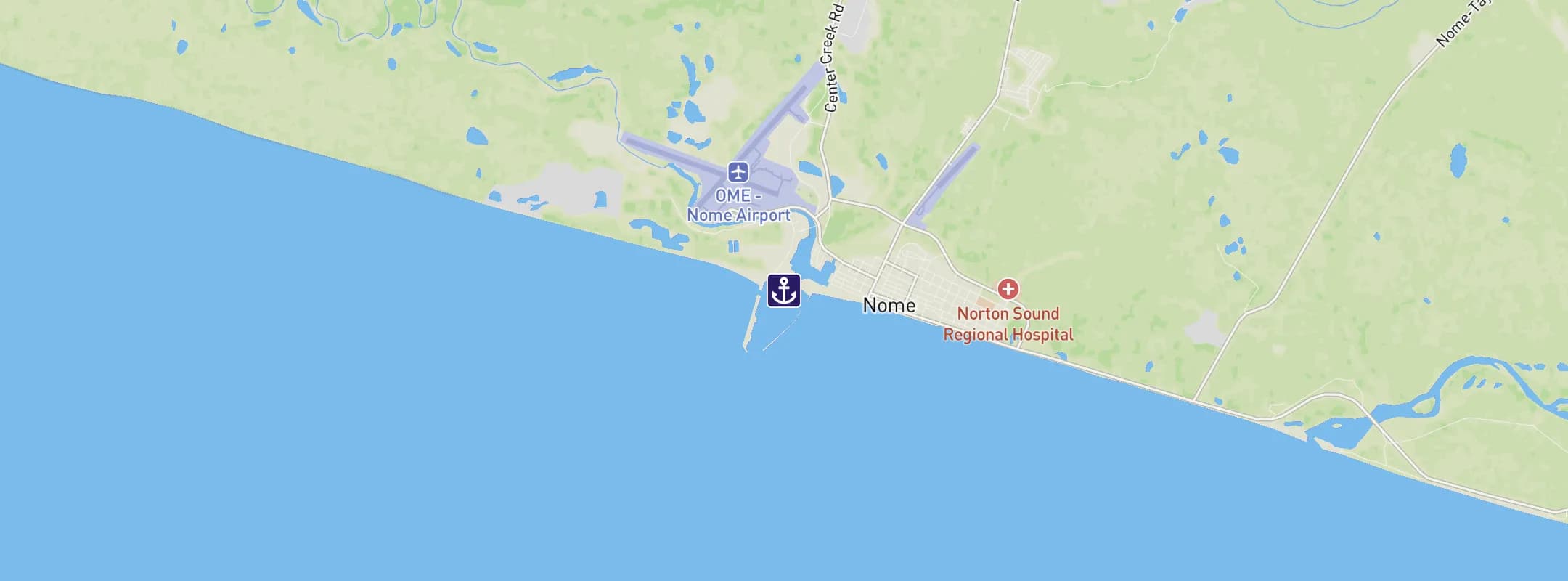 Map of Nome