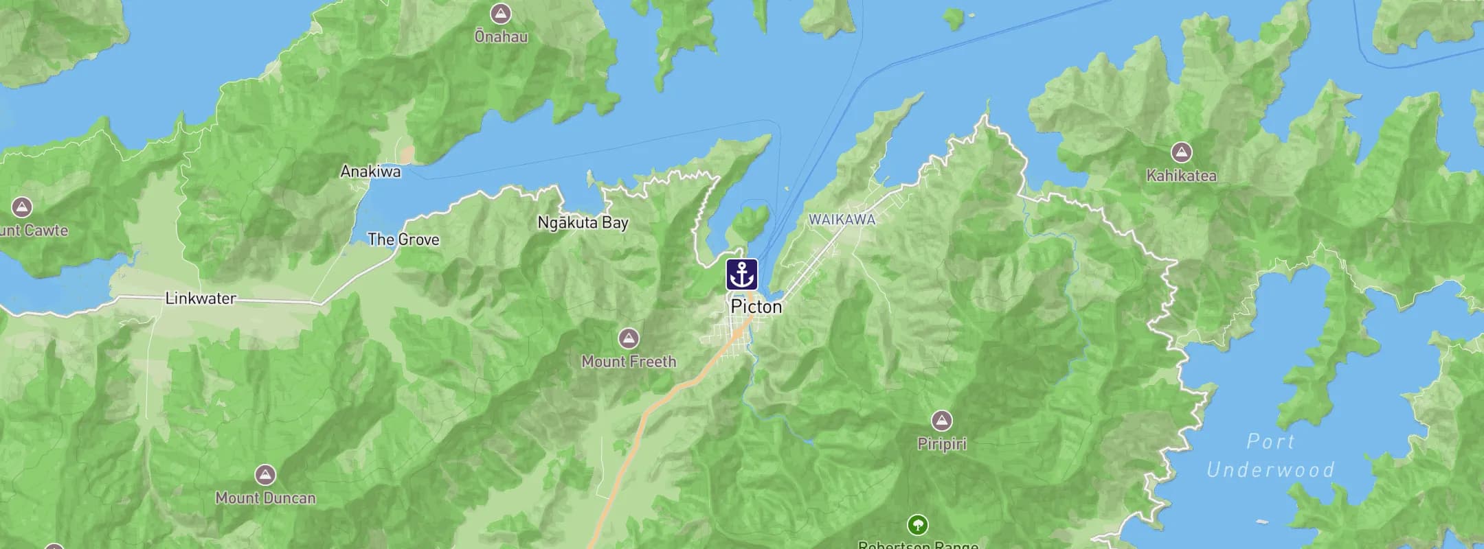 Map of Picton