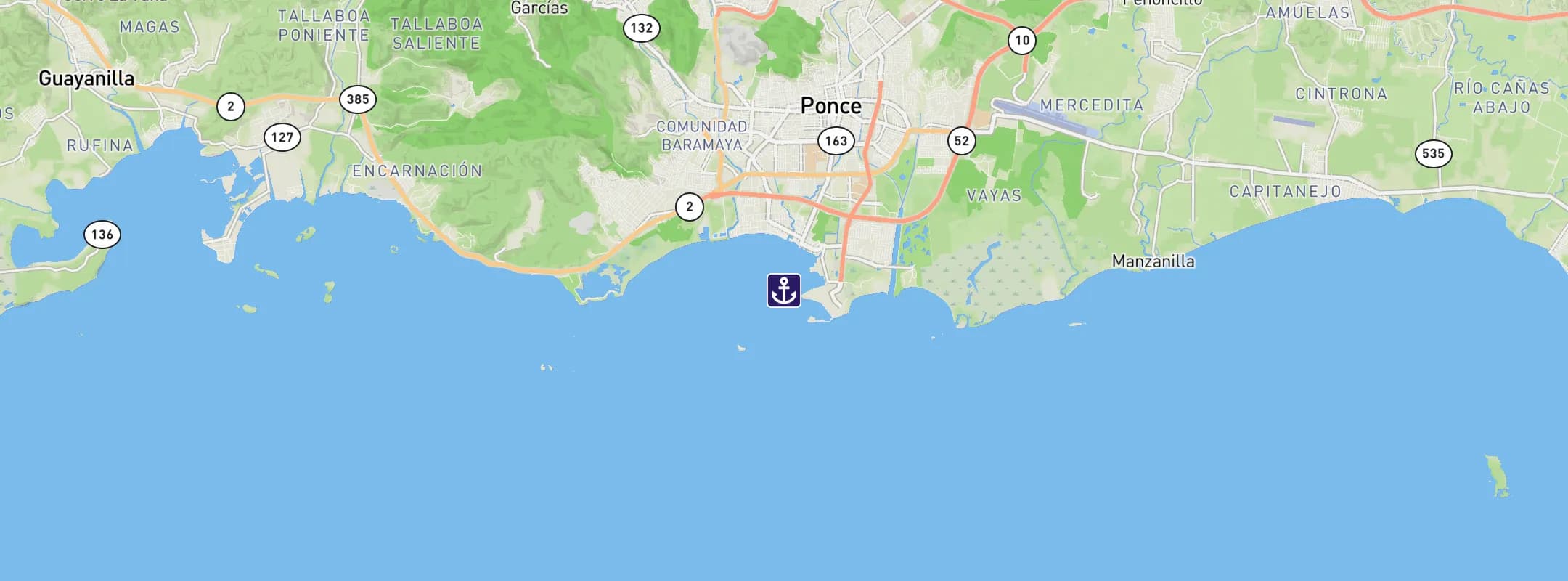 Map of Ponce