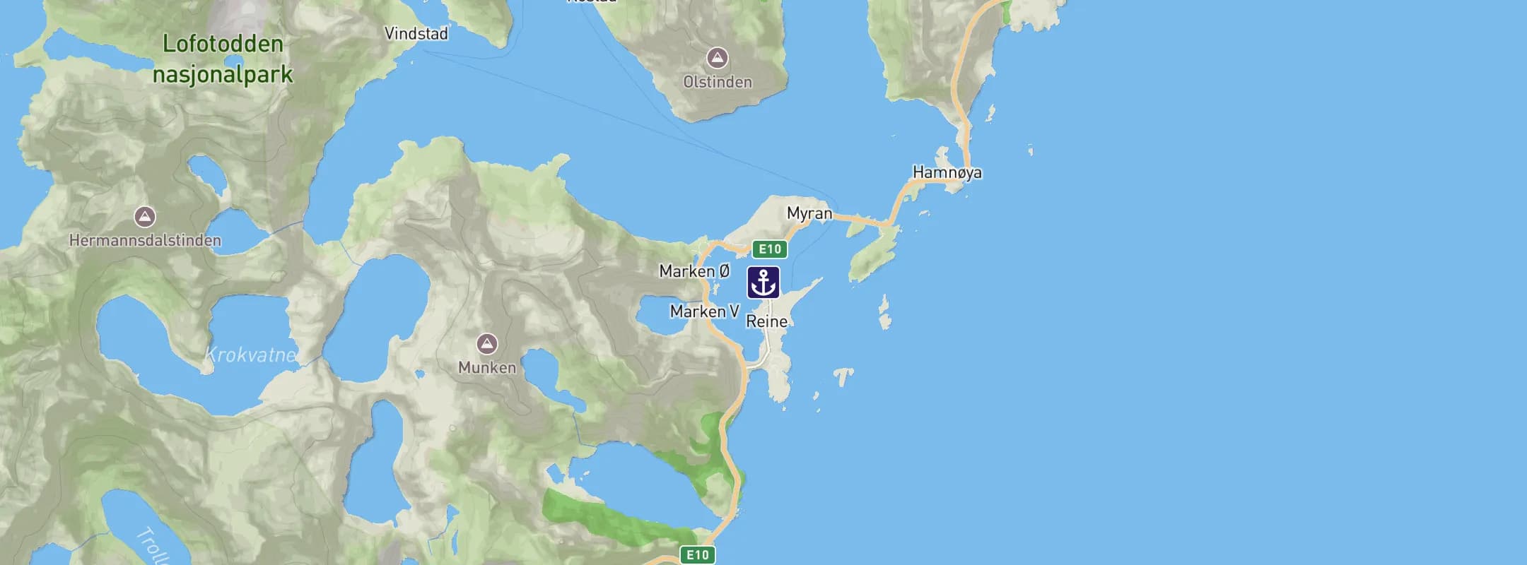 Map of Reine