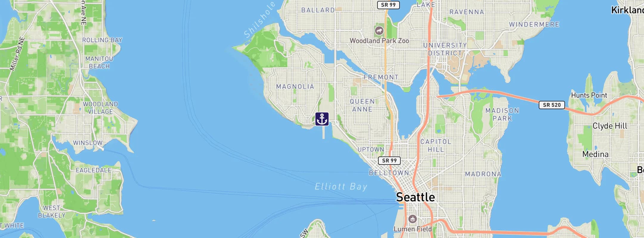 Map of Seattle