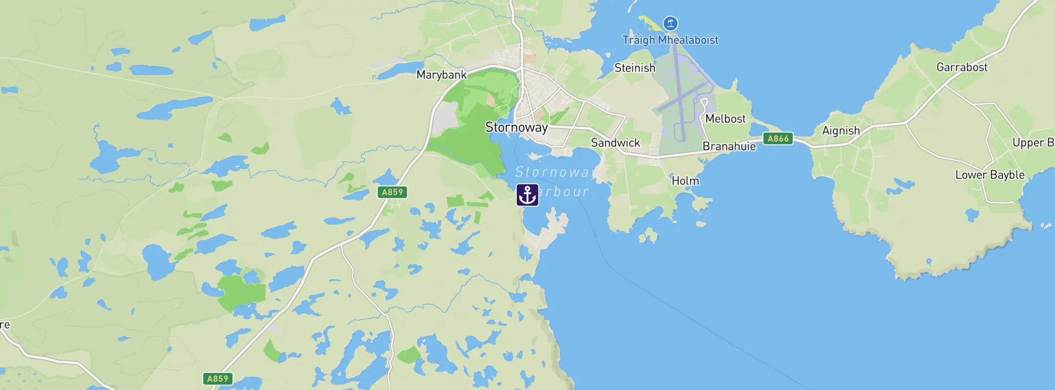 Map of Stornoway