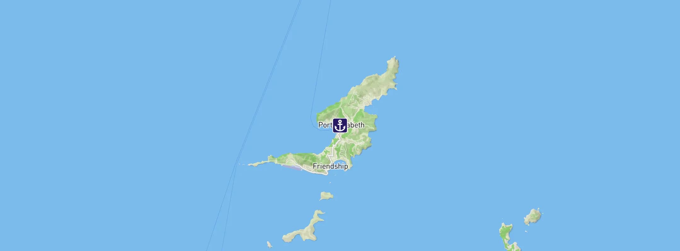 Map of Bequia Island