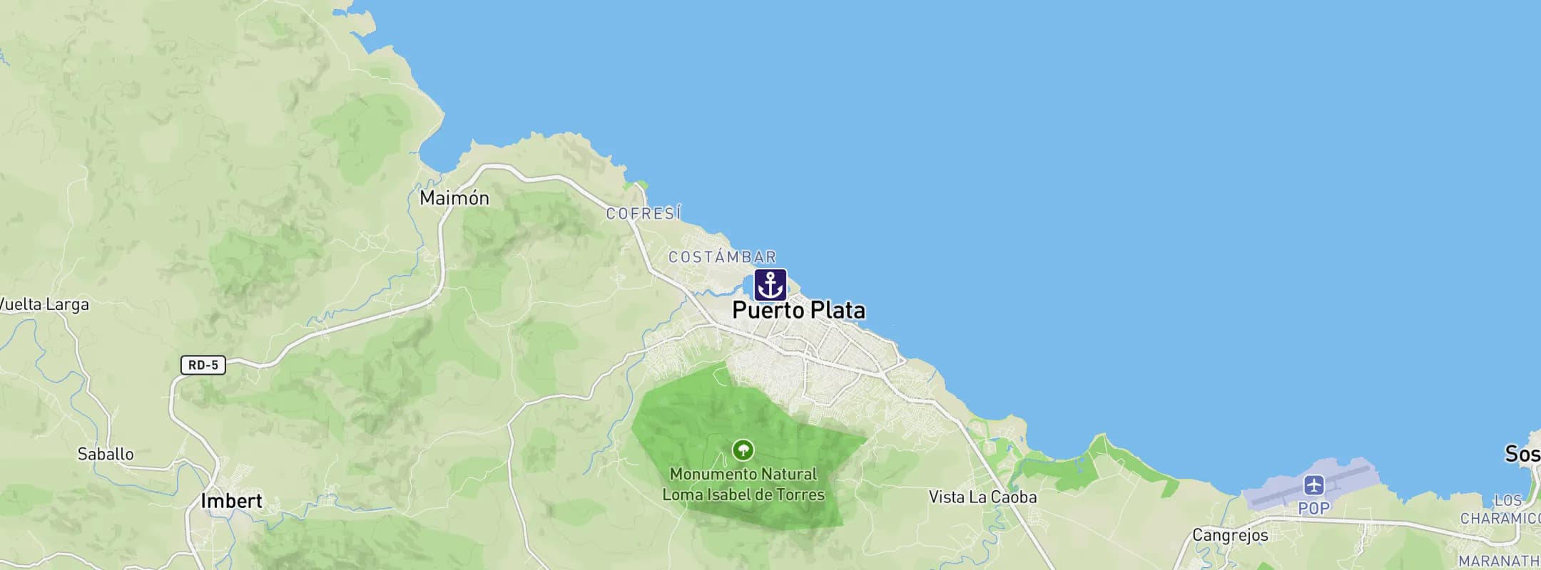 Map of Puerto Plata