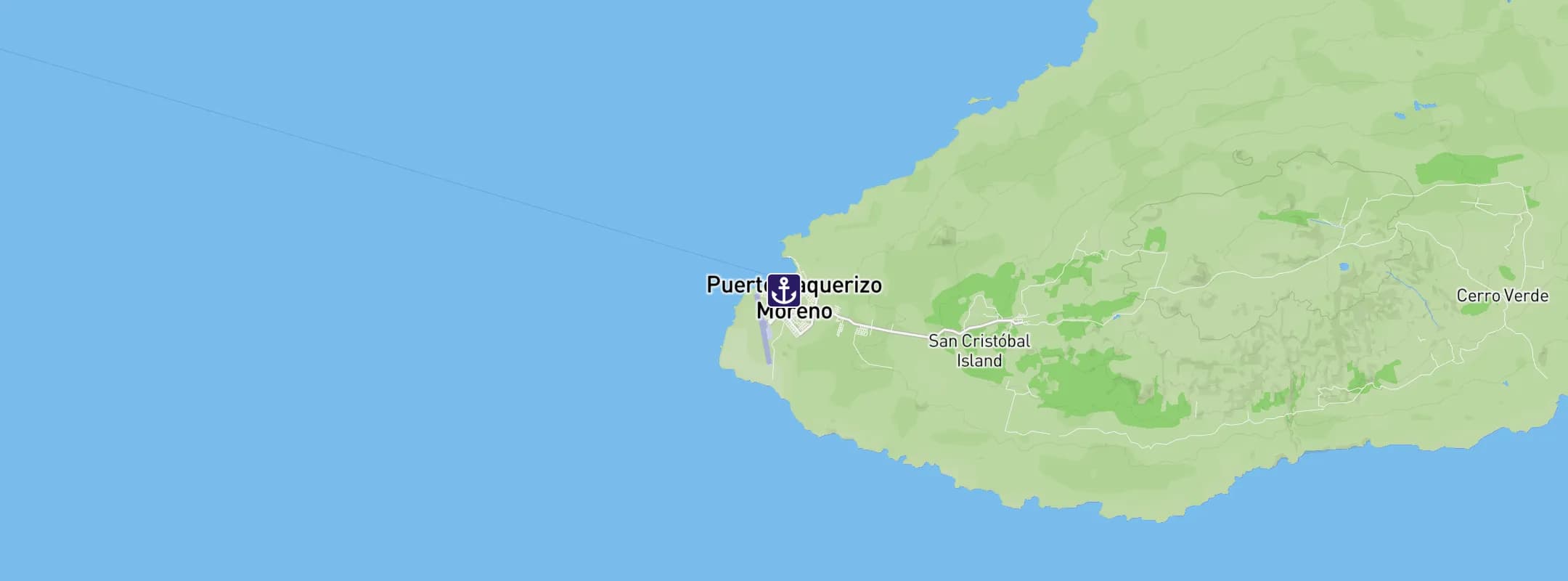 Map of San Cristobal