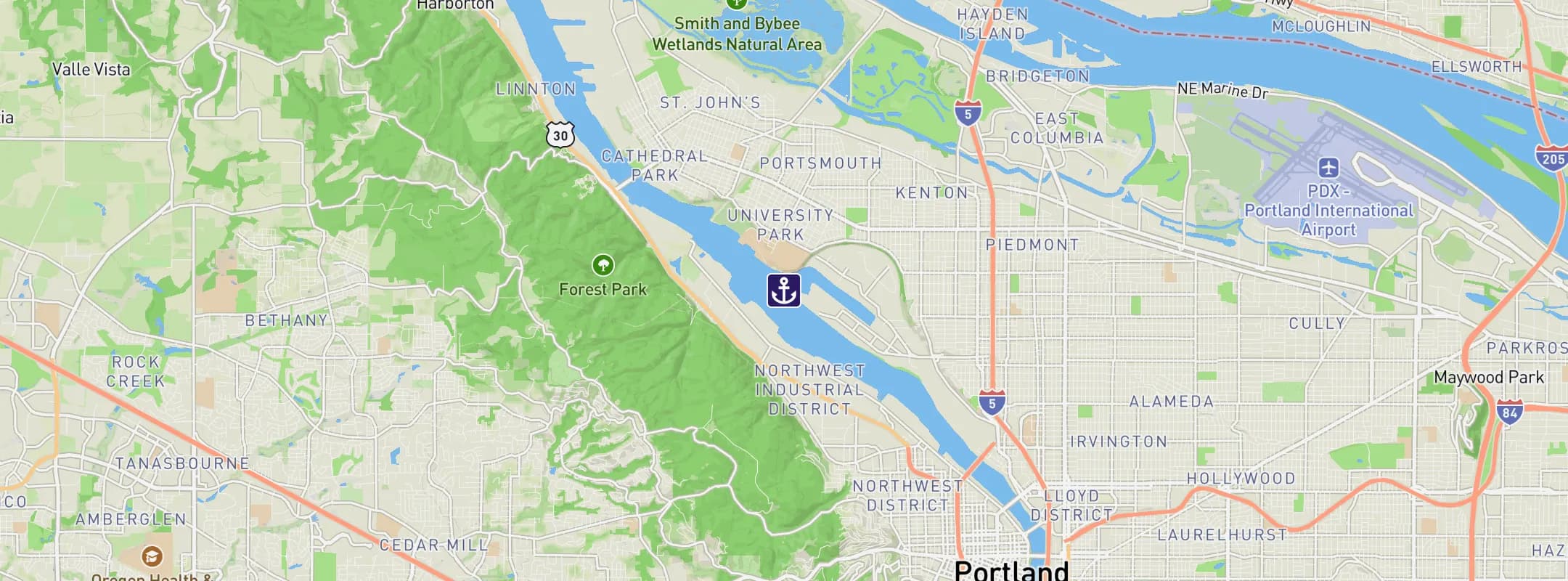 Portland OR cruise port