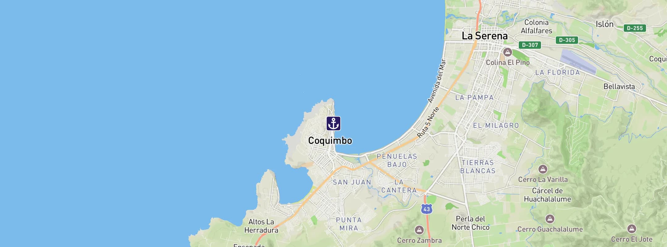 Map of Coquimbo