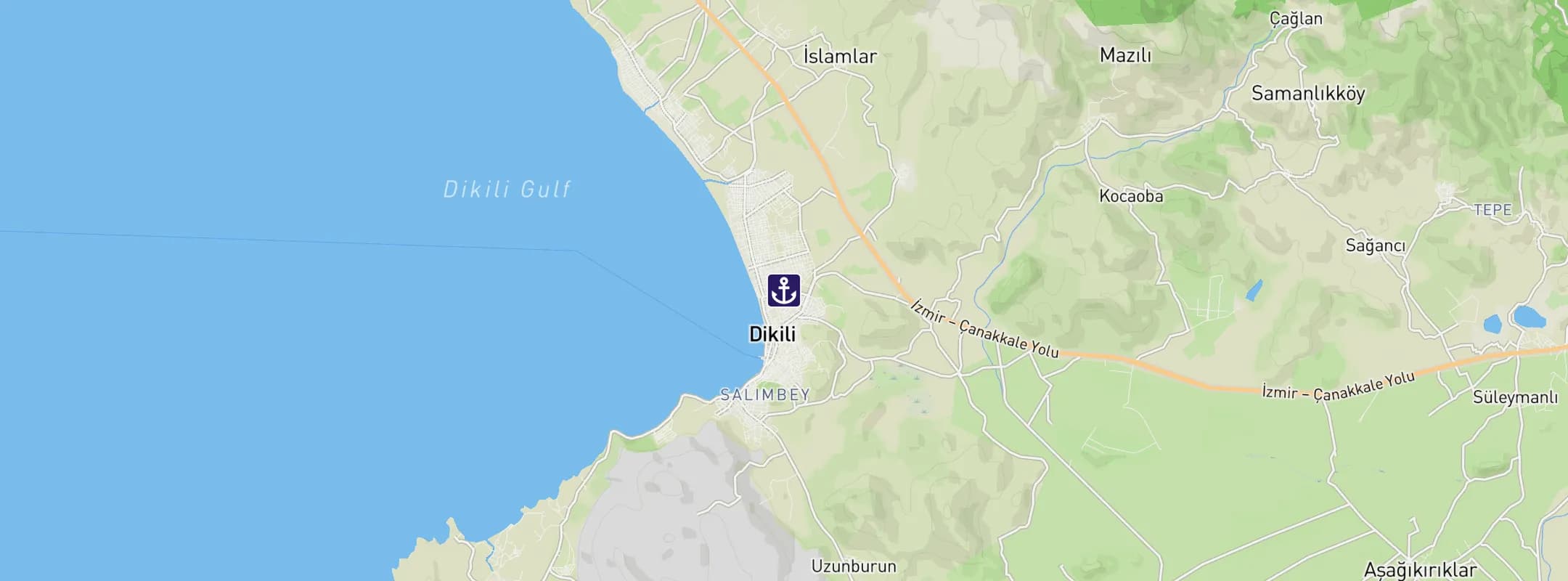 Map of Dikili