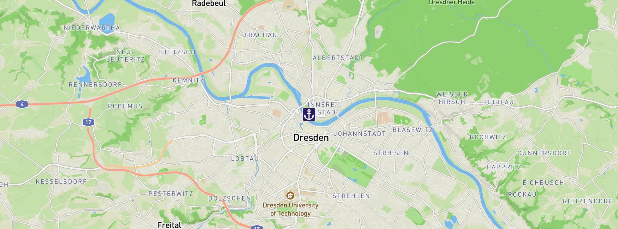 Map of Dresden