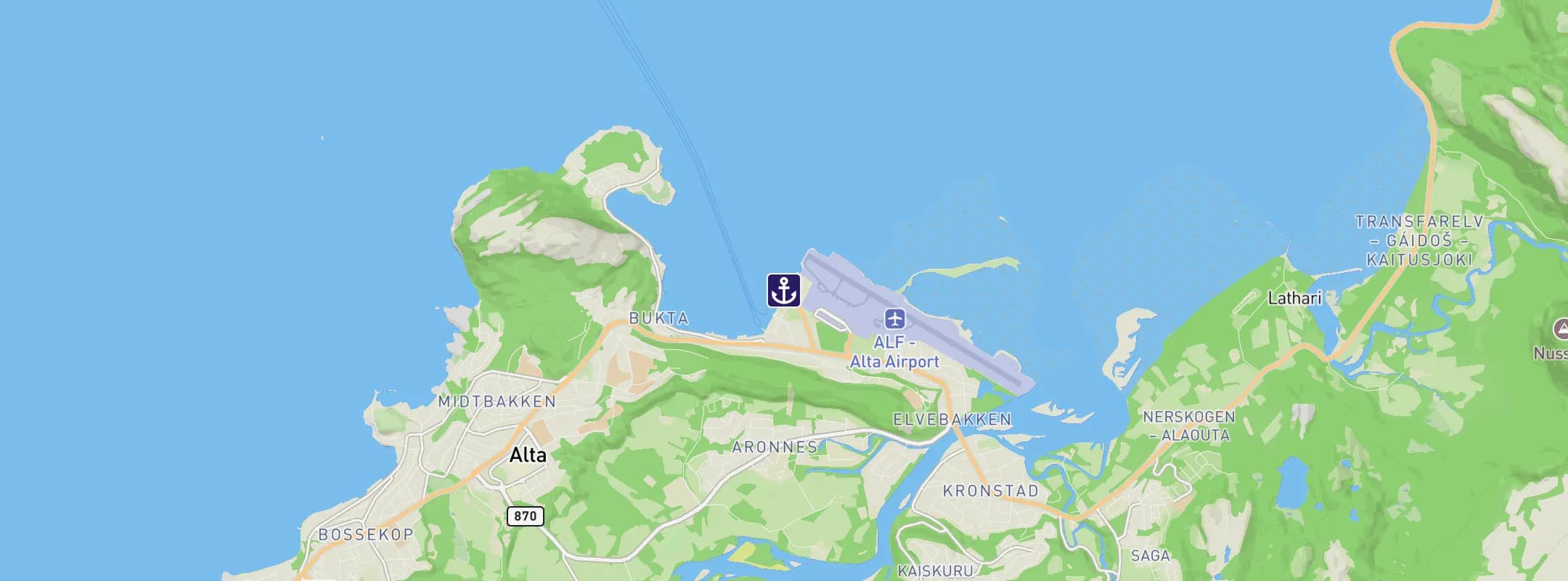 Map of Alta