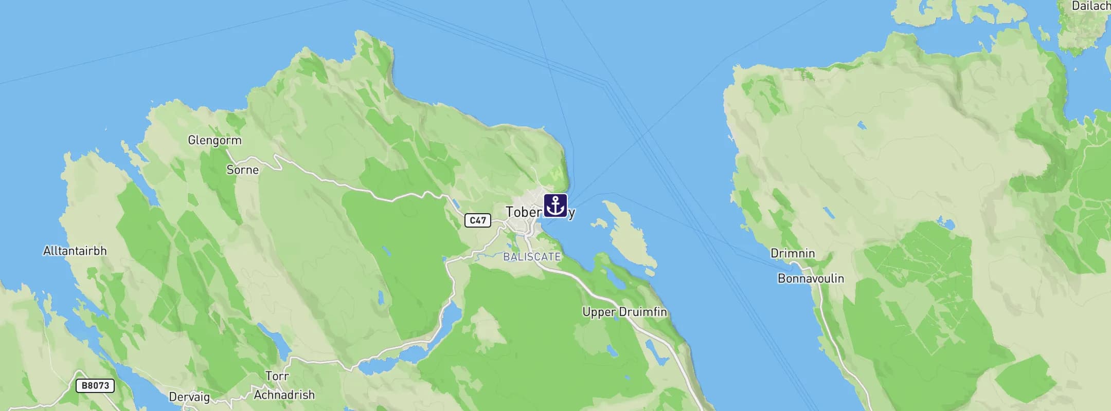 Map of Isle of Mull