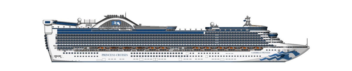 Caribbean Princess illustration