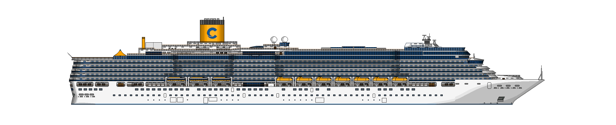 Costa Deliziosa illustration