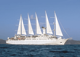 Wind Surf cruise ship
