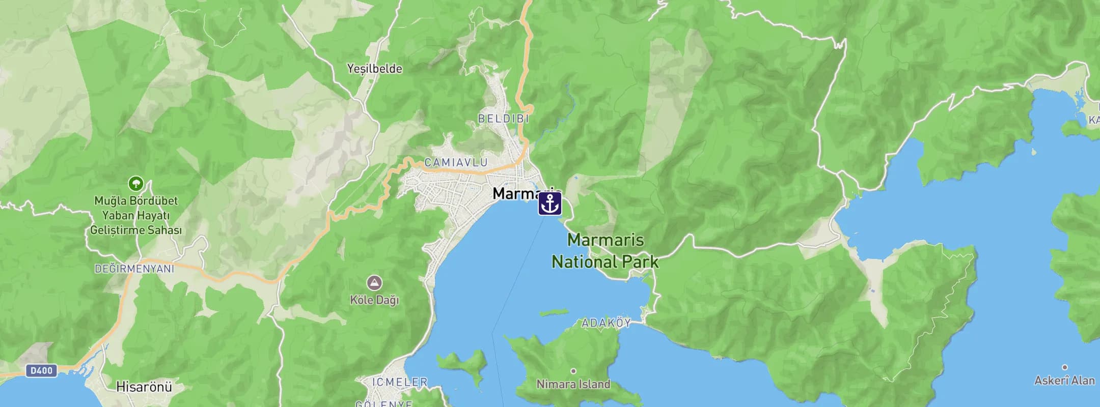 Map of Marmaris