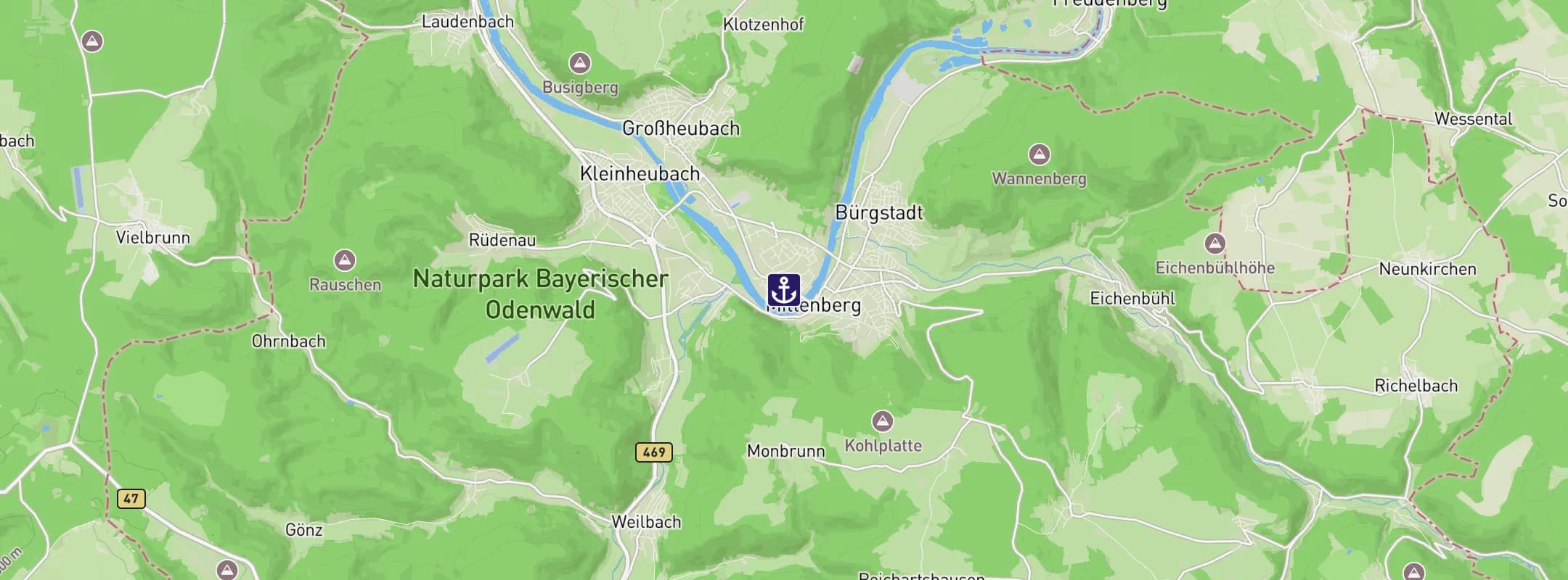 Map of Miltenberg