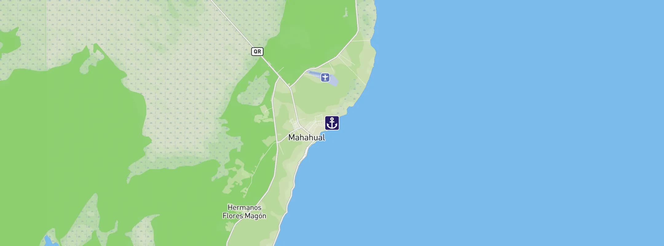 Map of Costa Maya