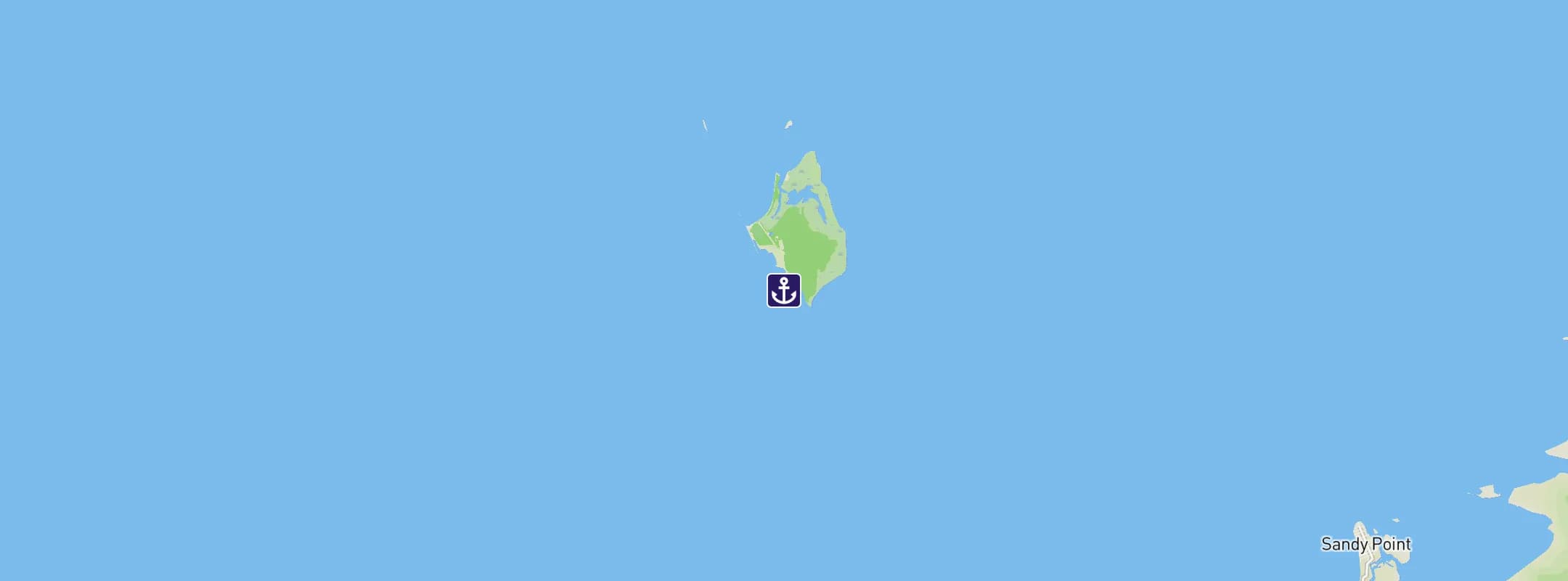 Map of Disney Castaway Cay